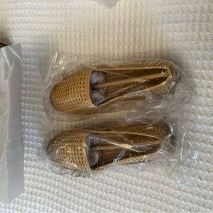 J. Crew Factory Beige Woven Espadrilles